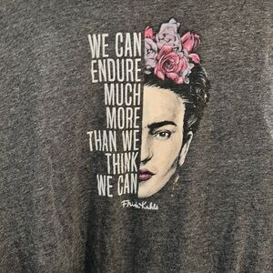Torrid Gray Frida Kahlo Graphic Tee